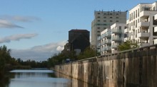 Vom Lindenauer Hafen zum neuen Wohnviertel Lido | Alte und neue Hafenspeicher und neueste Wohngebude am Hafendurchstich