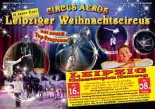 Zirkus Aeros - Manege frei fr den 15. Leipziger Weihnachtscircus 🎪 |  Zirkus Aeros 