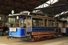 Besuch des Leipziger Straßenbahnmuseums | Gewöhnlicher Leipziger Motorwagen Modell 1899/1900, Triebwagen 500, Typ 13. CC BY-SA 3.0 de