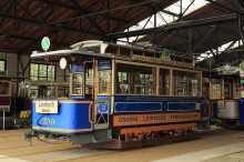 Besuch des Leipziger Straenbahnmuseums | Gewhnlicher Leipziger Motorwagen Modell 1899/1900, Triebwagen 500, Typ 13. CC BY-SA 3.0 de